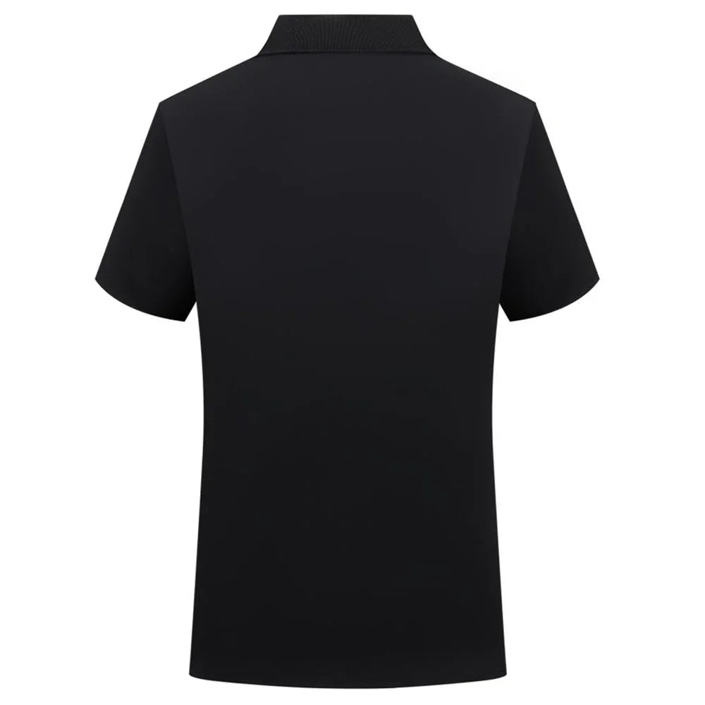 Blank Black Classic Uniform Polo T Shirt Men Wholesale Bulk Summer Formal Collar T-shirt For Men Casual Camiseta Polos De Hombre