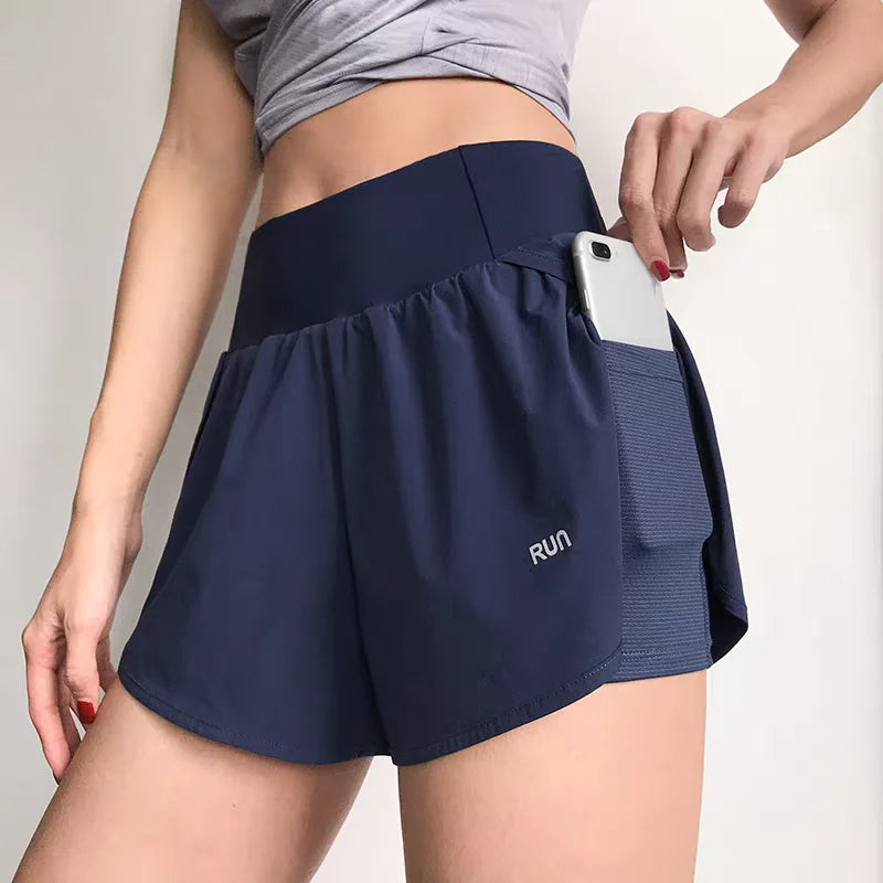 Women's High-Waist Breathable Yoga Shorts Fitness Shorts Running  Shorts Cycling Shorts Sports Shorts Summer Workout Gym Shorts