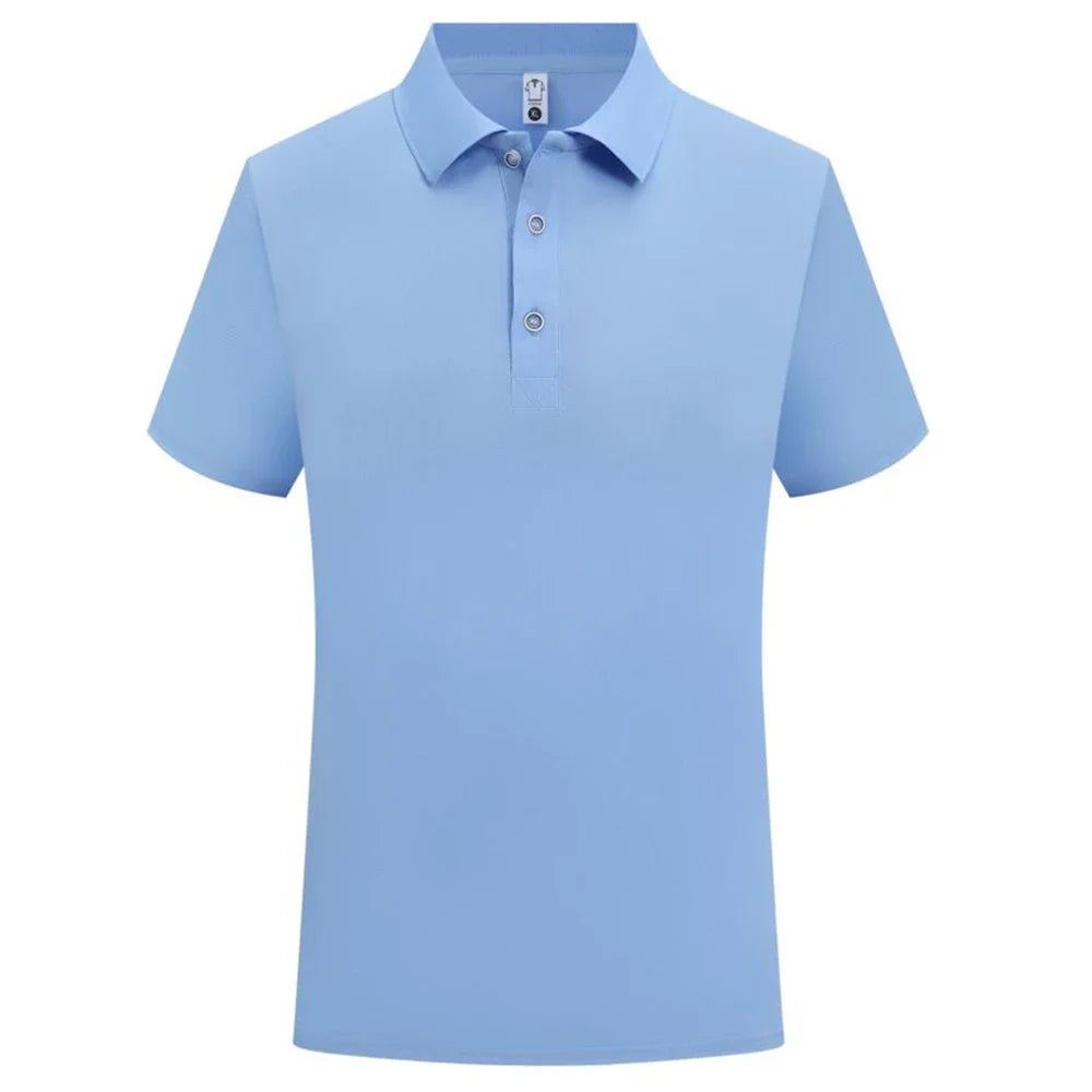 Blank Black Classic Uniform Polo T Shirt Men Wholesale Bulk Summer Formal Collar T-shirt For Men Casual Camiseta Polos De Hombre