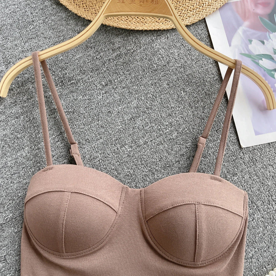 New Summer Hotsweet Strap Mini Tops Slim Fit Backless Basics Outerwear Fashion Hot Girl New IN Korean Style Streetwear Crop Tank