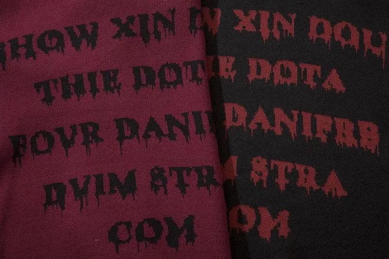 Dark Style Knitwear Sweater Men's Winter Clothes Pullover Jumper 2024 Y2k New Couple Sweaters  Gothic Vintage Streetwear Knit