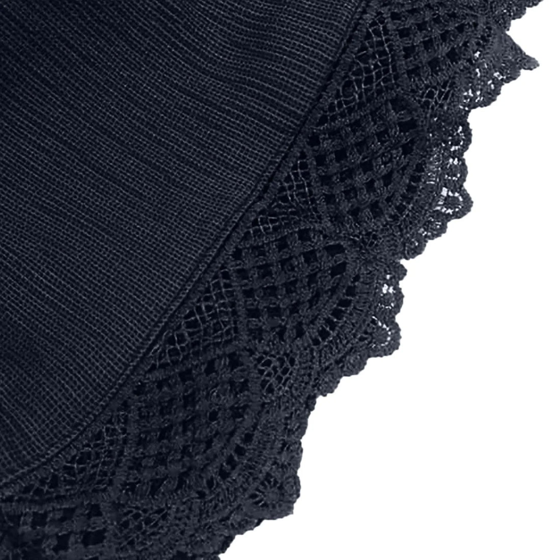 Ladies’ Casual And Versatile Solid Color Patchwork Lace Drawstring Shorts Basics Comfortable High Quality Plus Size Summer Pants