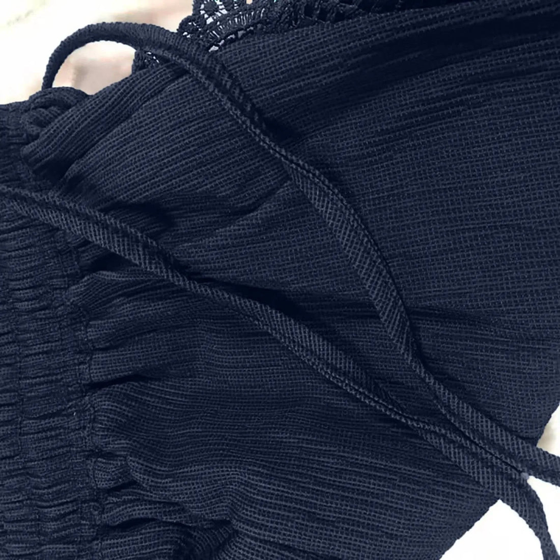 Ladies’ Casual And Versatile Solid Color Patchwork Lace Drawstring Shorts Basics Comfortable High Quality Plus Size Summer Pants