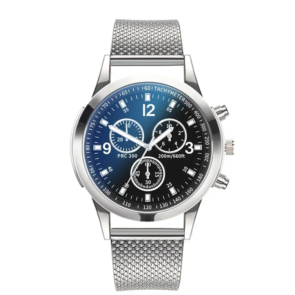 2025 Luxury QuartzWatch for Men Stainless Steel Dial Casual Quartz Wristwatches Men Bracele Watch Relogio Masculino Часы Мужские