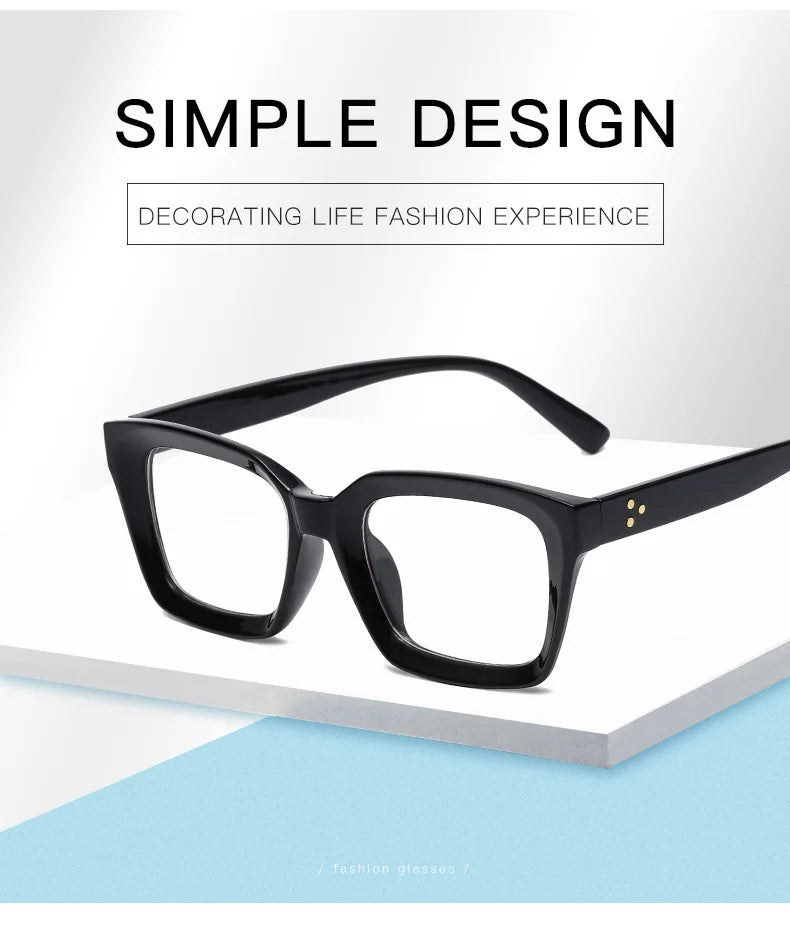 Fashion Reading Glasses Women 2023 New Square Anti Blue Light Presbyopia Eyegalsses Vintage Computer Optical Eyewear +1 .0~ +3.5