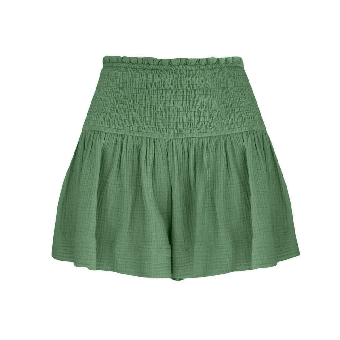 Women Shorts Ladies Casual Solid Color Breathable Fashion Wide Leg Shorts For Women Summer Female Pleated Shorts