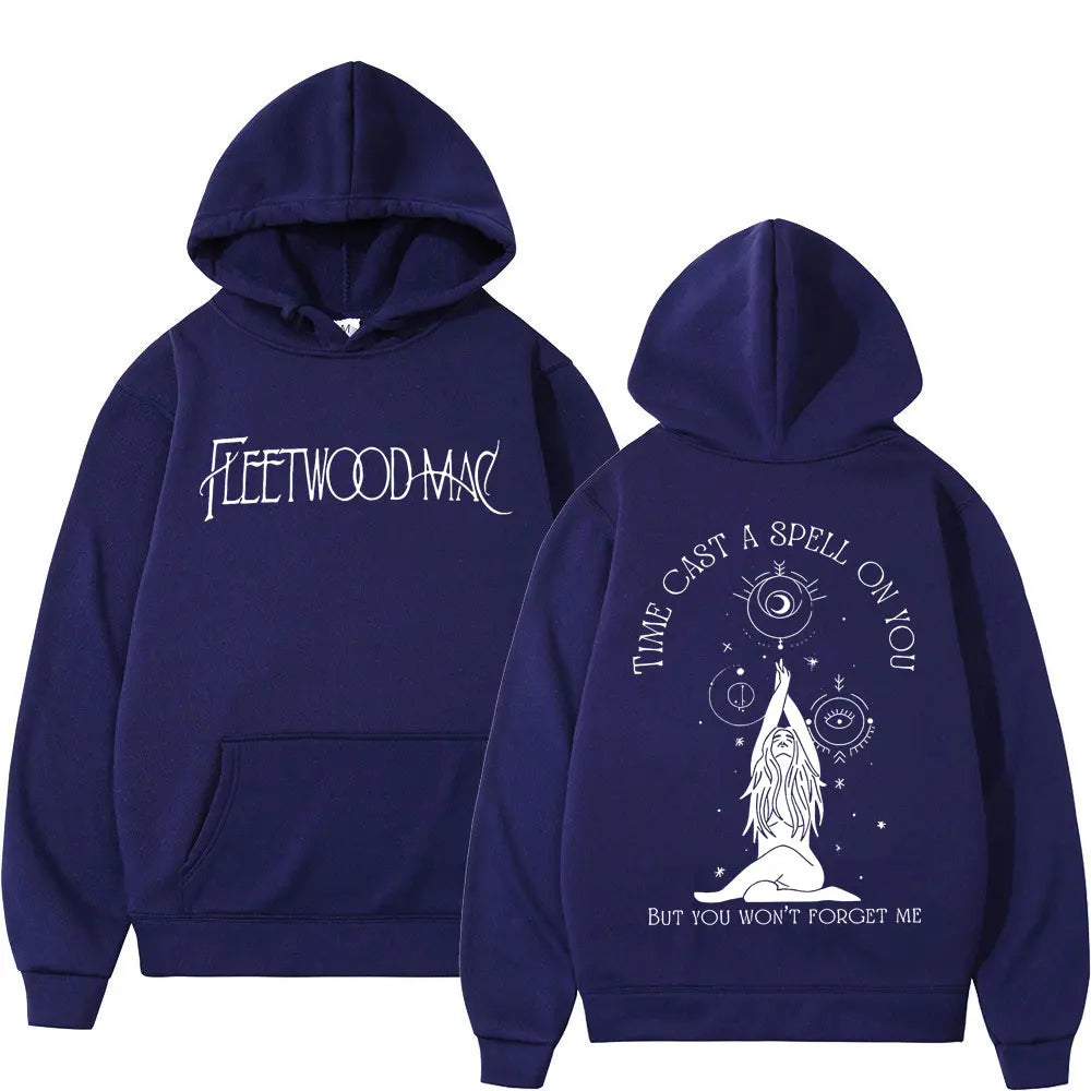 2025 Rock Band Fleetwood Mac Tour Print Hoodie Men Women Harajuku Vintage Hooded Sweatshirts Fashion Casual Oversized Pullovers