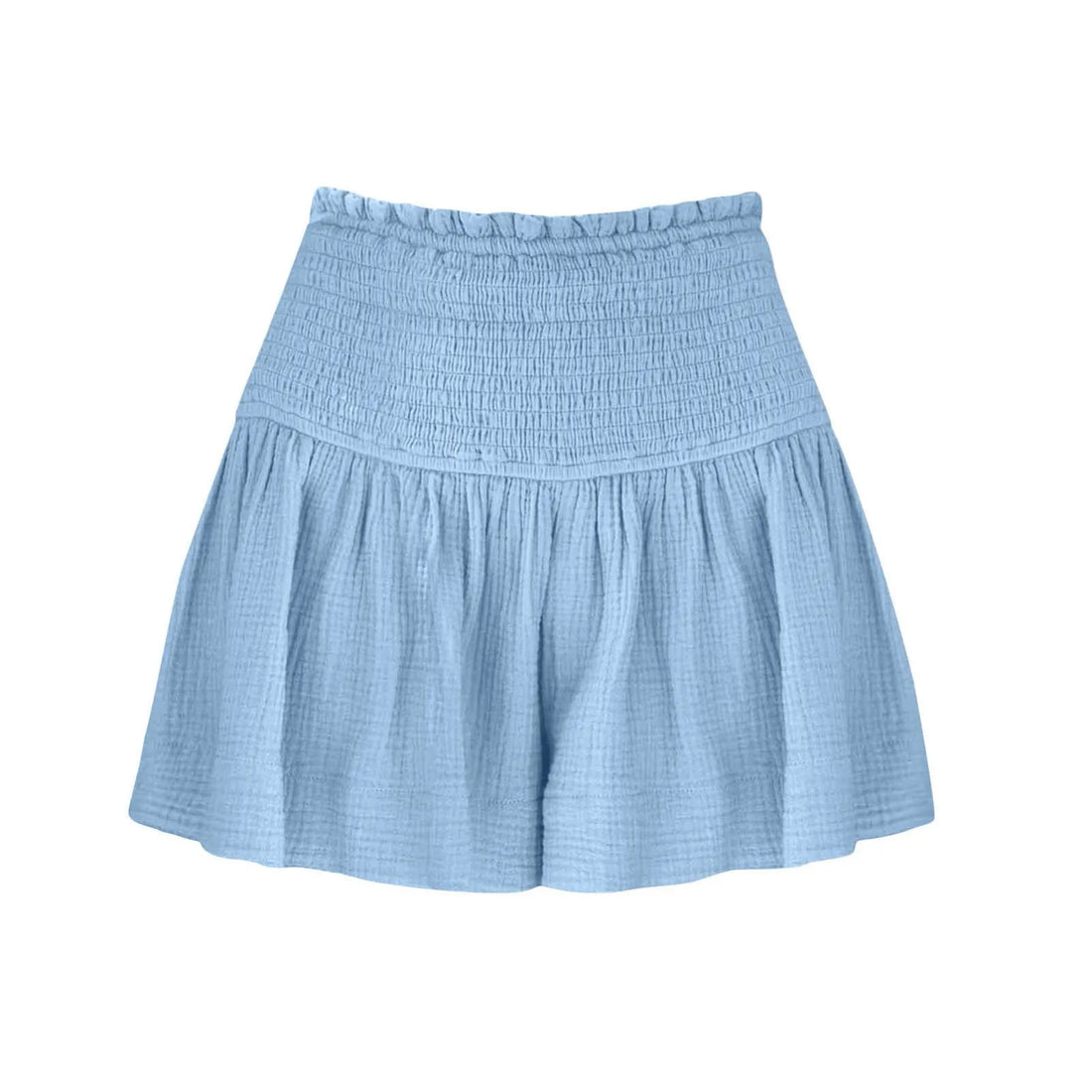 Women Shorts Ladies Casual Solid Color Breathable Fashion Wide Leg Shorts For Women Summer Female Pleated Shorts