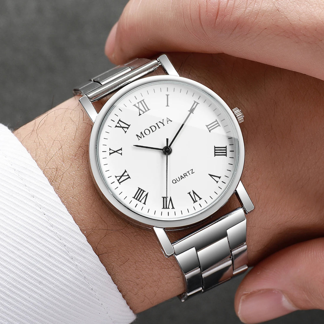 Fashion Men Business Watches Casual Analog Quartz Watch Men's Wristwatch Reloj Hombre（Without Box）