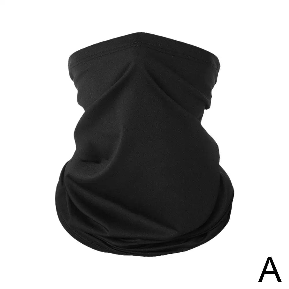Summer Breathable Cool Mesh Bandana Hiking Hunting Cycling Running Tube Scarf Ski Sports Neck Warmer Half Face Mask Men Women