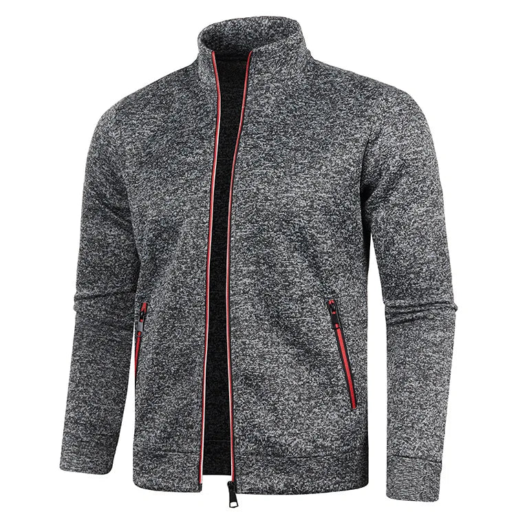 Spring Men's Turn-down Collar Sweatshirt Zipper Stand Collar Pullovers Man Sweatshirts Man Zippers Sweater Coats