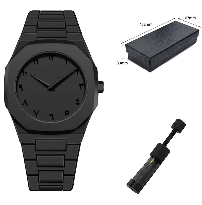 UTHAI Men's and Women's Watch Casual Simple Waterproof Silicone Wristband Fashionable And Versatile Quartz Watch Clock Gift