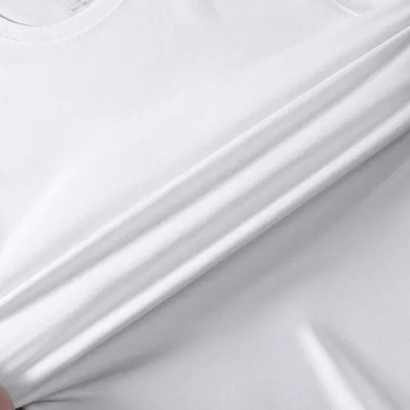 New Eye-catching Pure Cotton Short-sleeved T-shirt High-quality New Summer Fashionable and Versatile for Both Men and Women Top