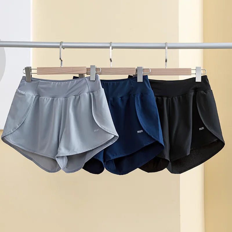 Women's High-Waist Breathable Yoga Shorts Fitness Shorts Running  Shorts Cycling Shorts Sports Shorts Summer Workout Gym Shorts