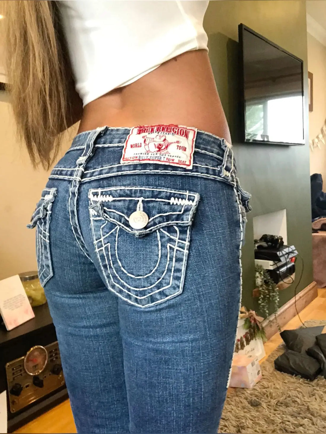 Y2k Denim Pants Harajuku High Waist Straight Wide Leg Jeans Vintage Buddha Embroidered Jeans Casual High Street Women Clothing
