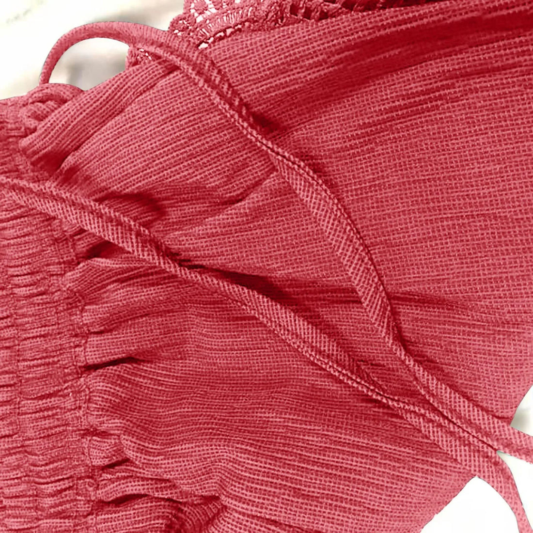 Ladies’ Casual And Versatile Solid Color Patchwork Lace Drawstring Shorts Basics Comfortable High Quality Plus Size Summer Pants