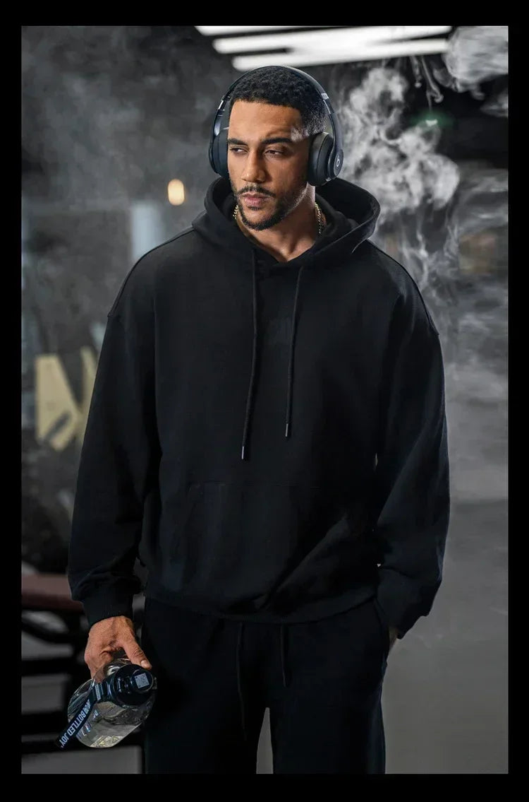 Paul Smith Autumn and Winter European and American Hooded Sweater Pure Cotton Oversized Hip-hop Street Sportswear