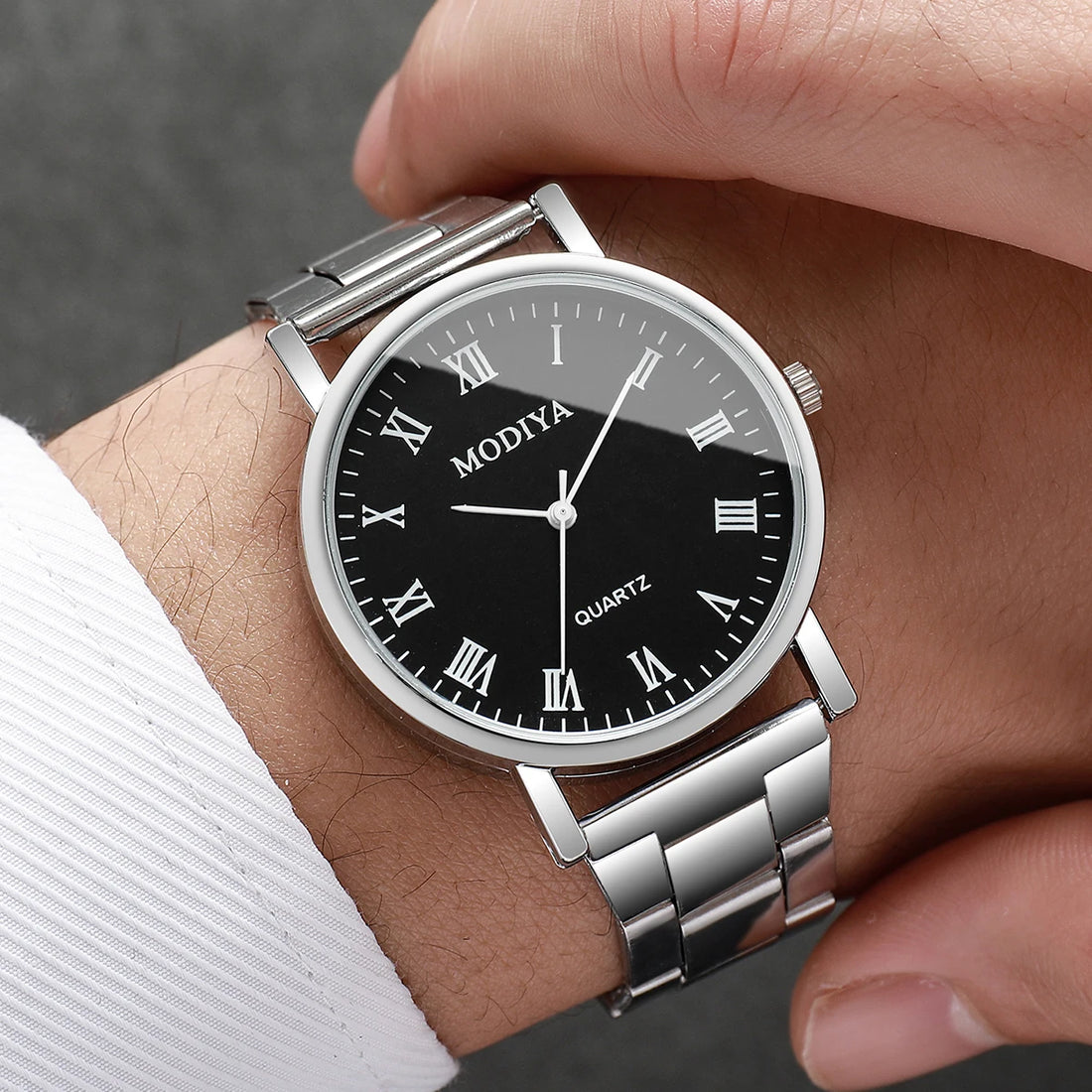 Fashion Men Business Watches Casual Analog Quartz Watch Men's Wristwatch Reloj Hombre（Without Box）