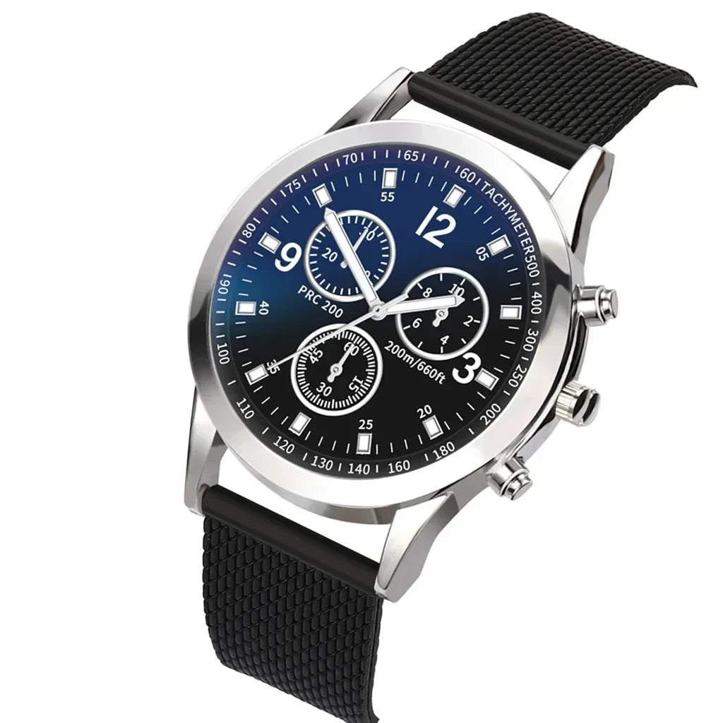 2025 Luxury QuartzWatch for Men Stainless Steel Dial Casual Quartz Wristwatches Men Bracele Watch Relogio Masculino Часы Мужские