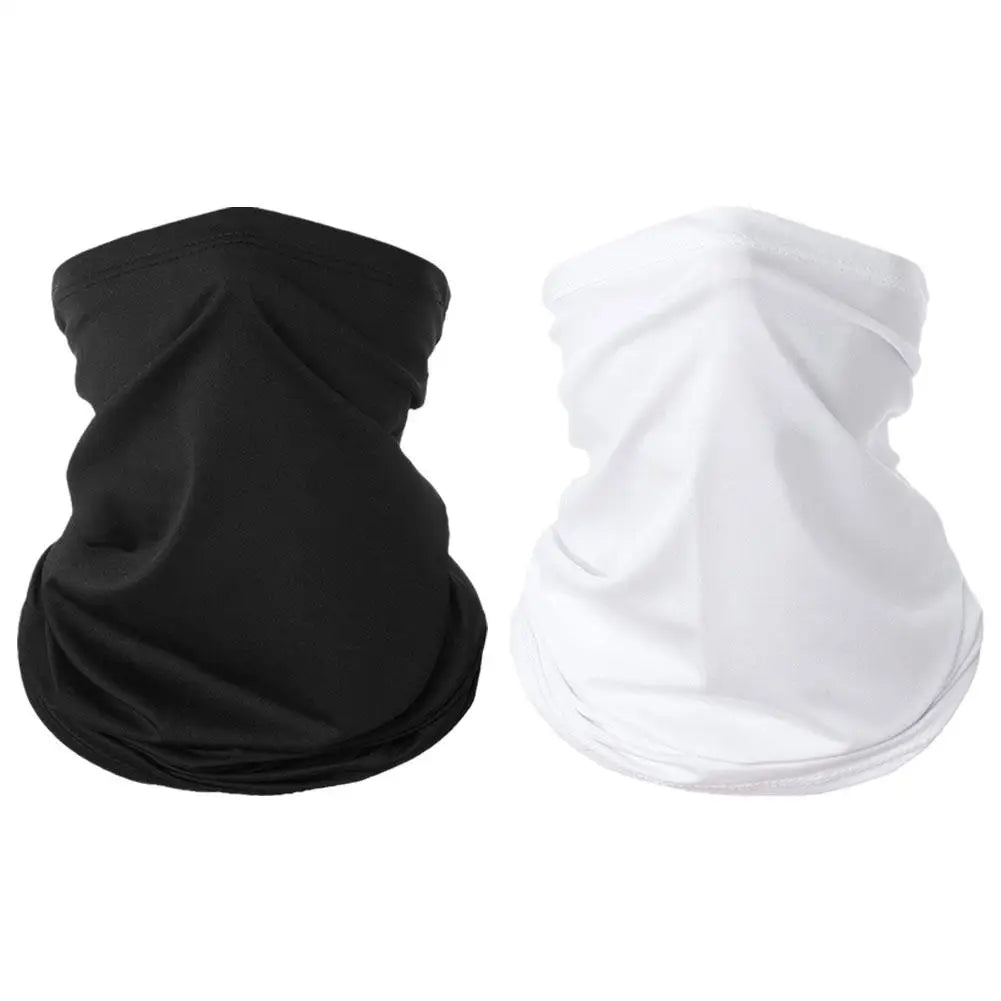 Summer Breathable Cool Mesh Bandana Hiking Hunting Cycling Running Tube Scarf Ski Sports Neck Warmer Half Face Mask Men Women