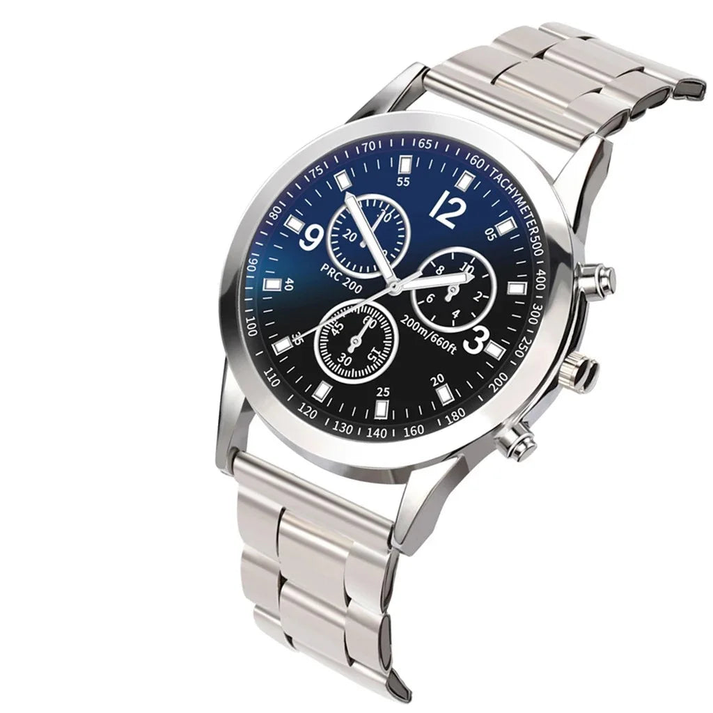 2025 Luxury QuartzWatch for Men Stainless Steel Dial Casual Quartz Wristwatches Men Bracele Watch Relogio Masculino Часы Мужские