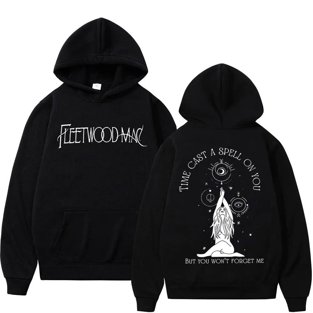 2025 Rock Band Fleetwood Mac Tour Print Hoodie Men Women Harajuku Vintage Hooded Sweatshirts Fashion Casual Oversized Pullovers