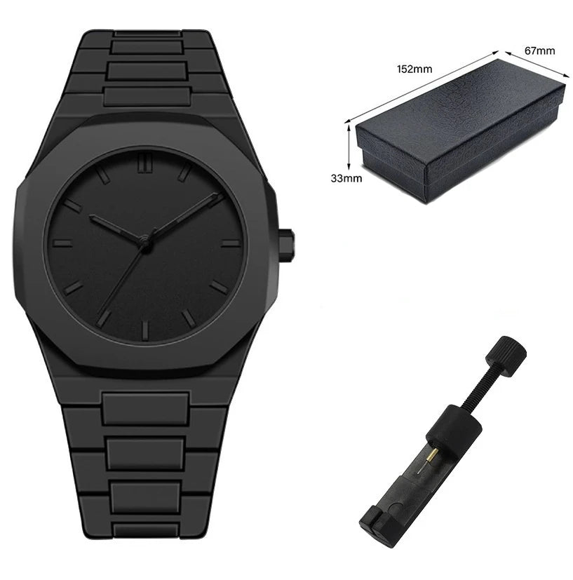 UTHAI Men's and Women's Watch Casual Simple Waterproof Silicone Wristband Fashionable And Versatile Quartz Watch Clock Gift