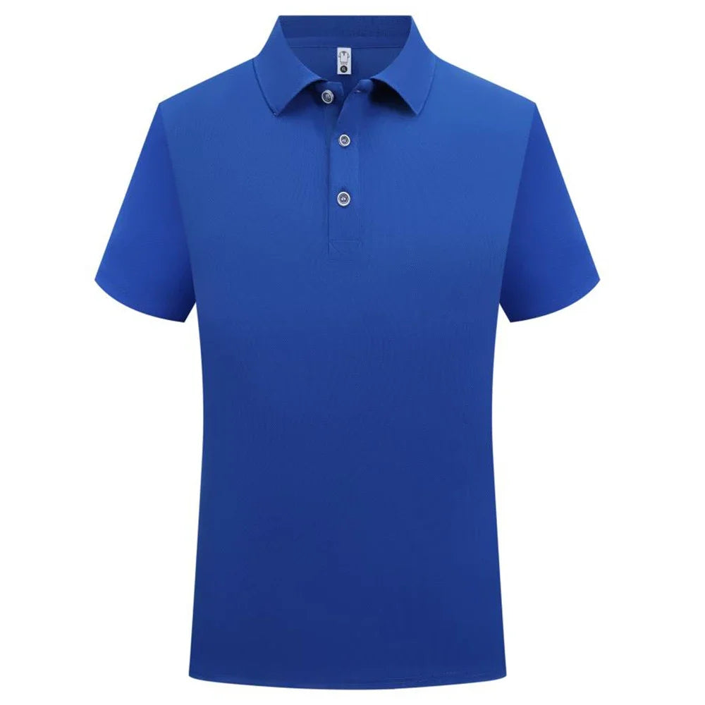Blank Black Classic Uniform Polo T Shirt Men Wholesale Bulk Summer Formal Collar T-shirt For Men Casual Camiseta Polos De Hombre