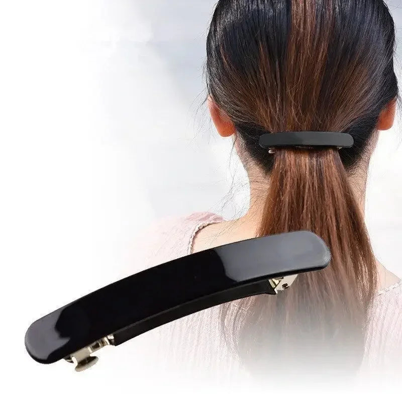 Korean  Morandi Color Spring Hair Clip Women Girls Simple Hairpin Fashion Colorful Matte Barrette Hair Styling Accessories
