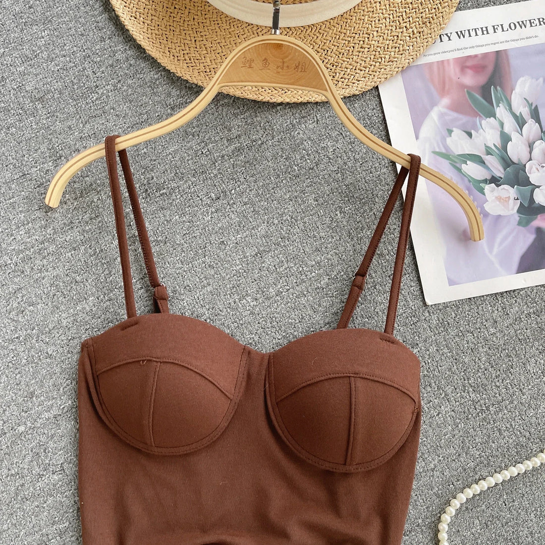 New Summer Hotsweet Strap Mini Tops Slim Fit Backless Basics Outerwear Fashion Hot Girl New IN Korean Style Streetwear Crop Tank