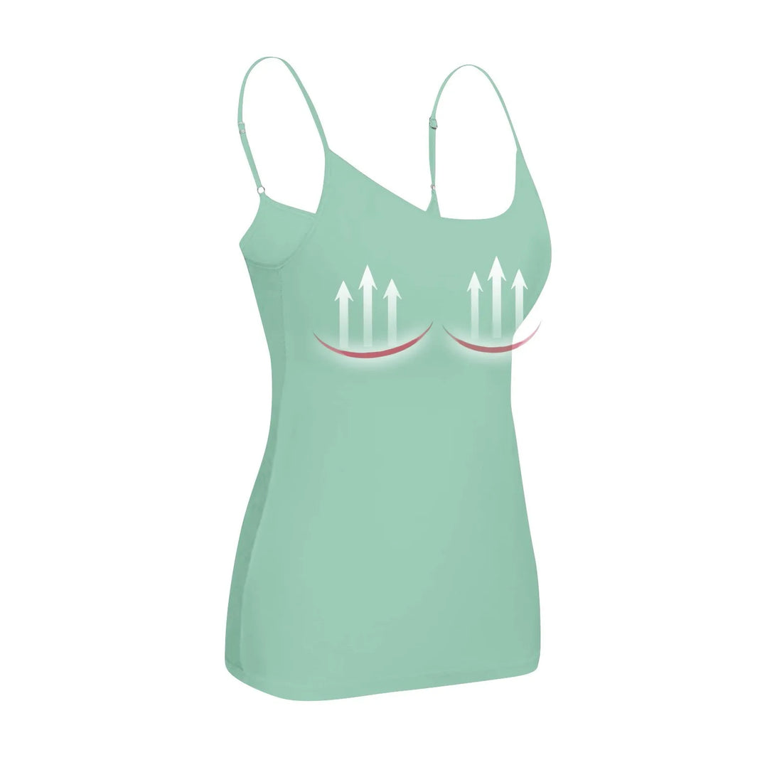New Padded Bra Tank Top Women Modal Spaghetti Solid Cami Top Vest Female Adjustable Camisole With Built In Bra Fitness Clothing