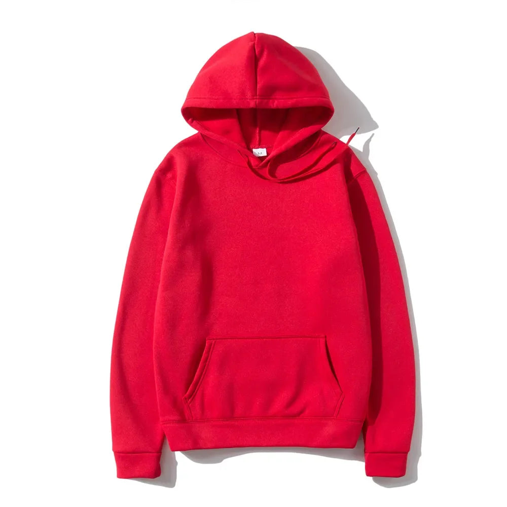 Men Woman Hoodies Sweatshirts Fashion Solid Color Red Black Gray Hooded Hip Hop Hoody Mens Hoodie Streetwear