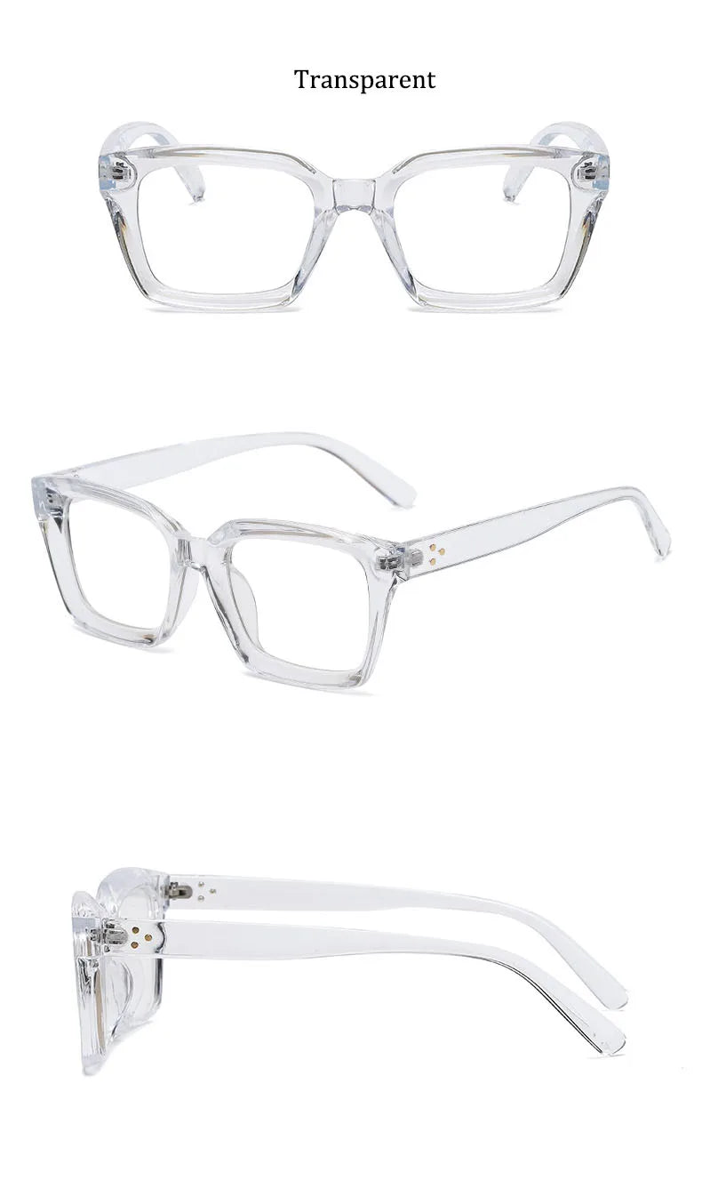 Fashion Reading Glasses Women 2023 New Square Anti Blue Light Presbyopia Eyegalsses Vintage Computer Optical Eyewear +1 .0~ +3.5