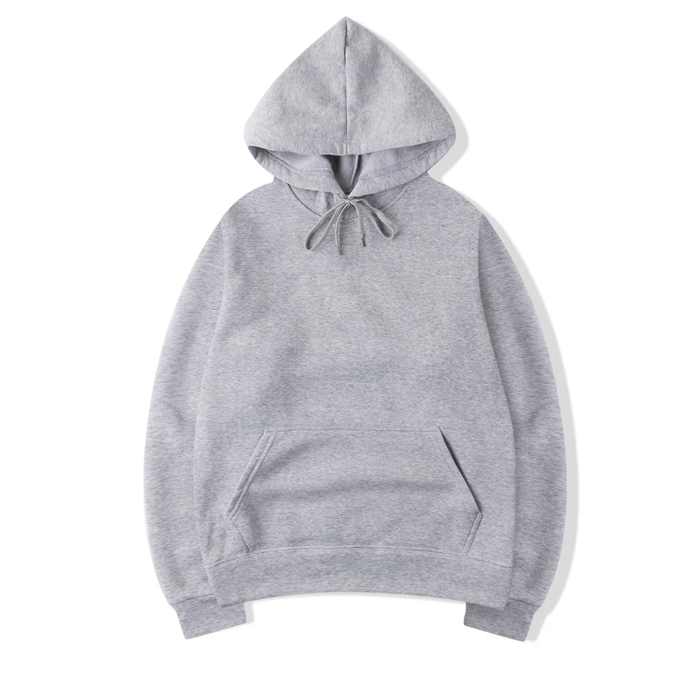 Men's/Women's Hoodies Spring Autumn Casual Fashion Hoodies Sweatshirts Solid Color Pocket Pullovers Hoodie Tops