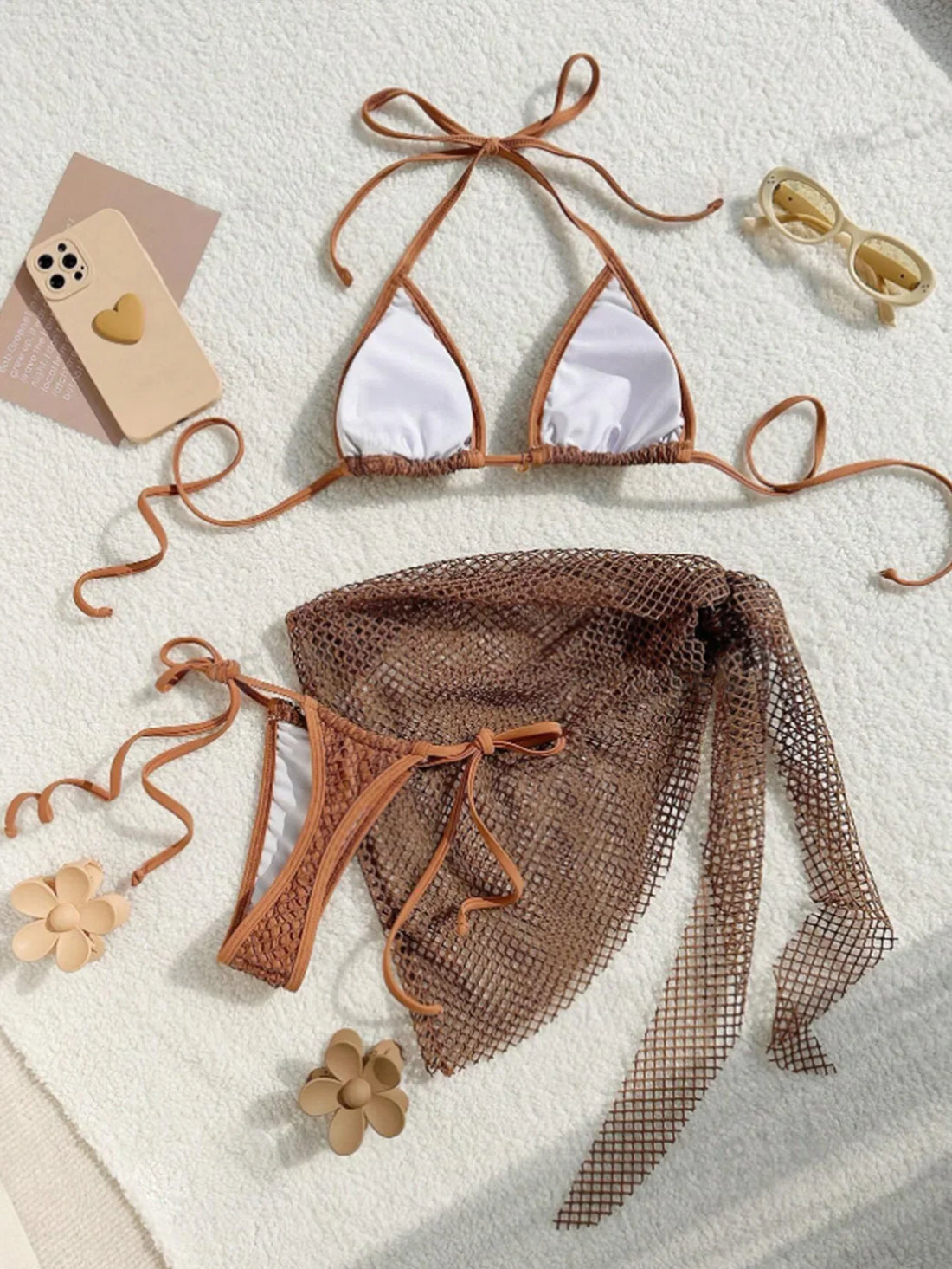 2025 Sexy Bikinis Female Swimsuits Women's Three-Piece Swimwear Beach Swim Wear Bathing Suits Brazilian Bikini Set Pool Bather